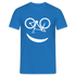 Fahrradfahrer Fahrrad Smiley Geschenkidee Männer T-Shirt - Royalblau