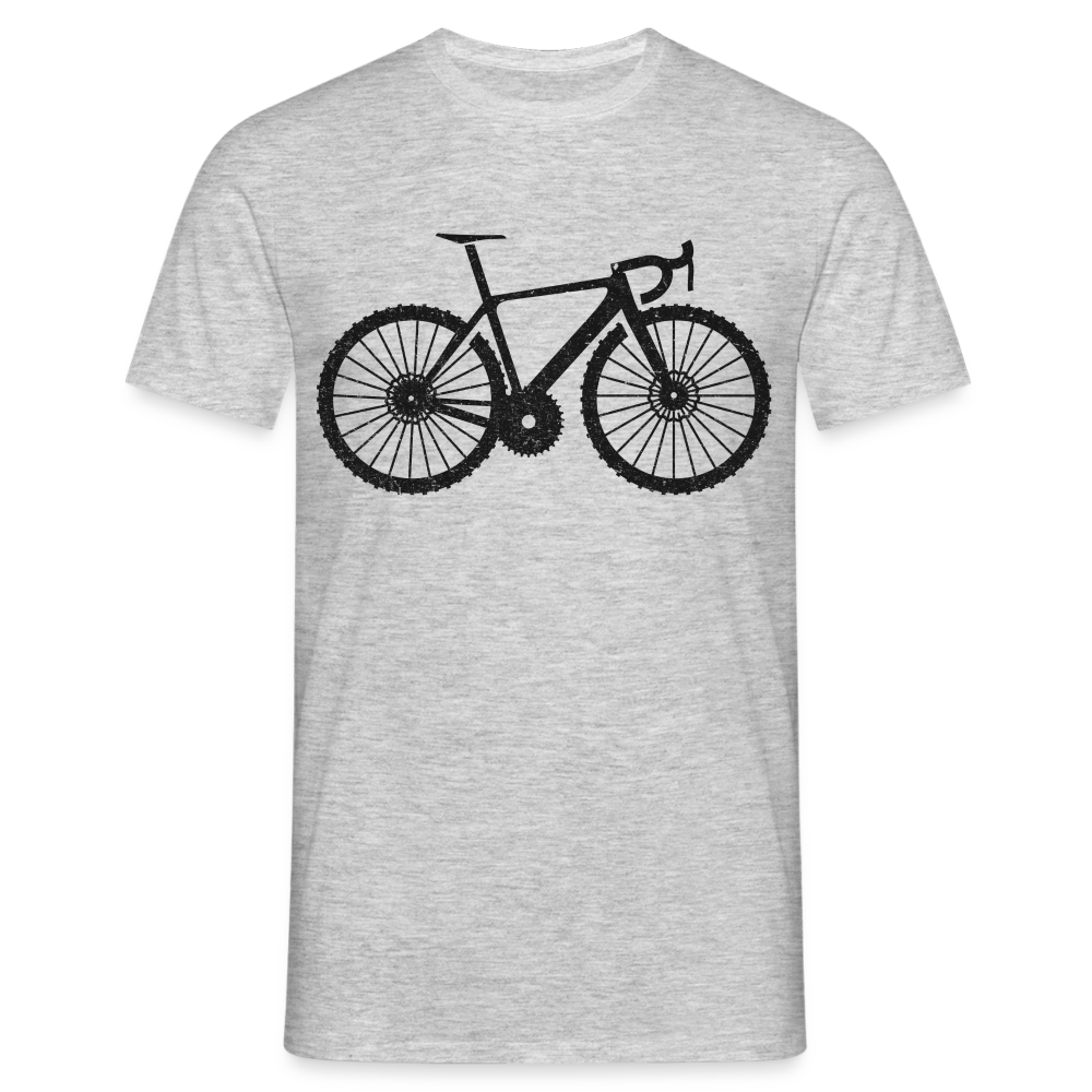 Mountain Bike Fahrrad Fahrer Männer T-Shirt - Grau meliert