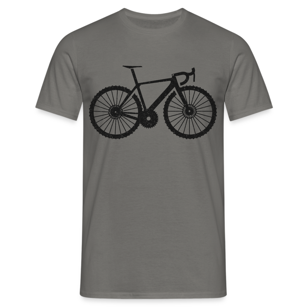 Mountain Bike Fahrrad Fahrer Männer T-Shirt - Graphit