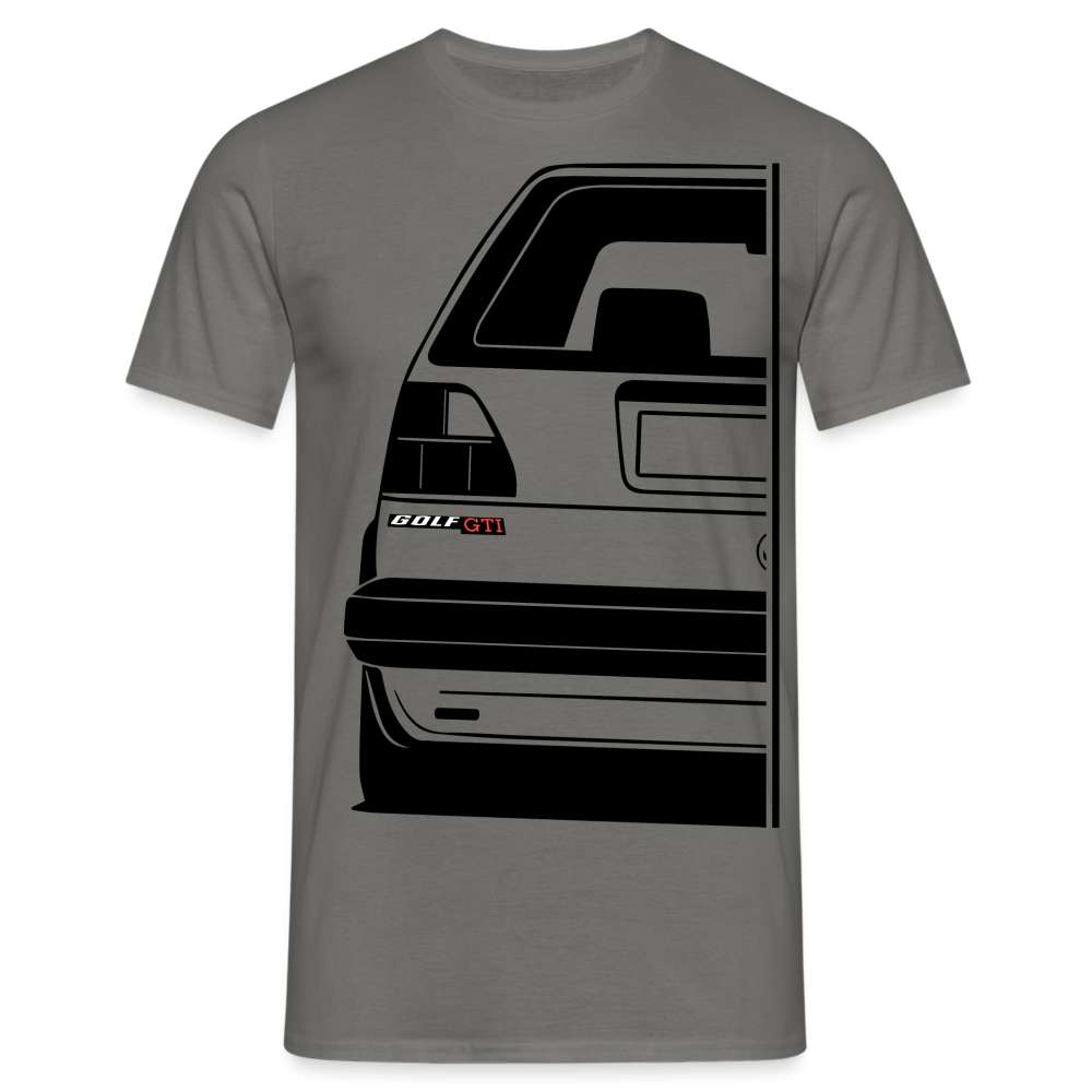 Golf MK2 GTI Fan Shirt Retro Auto Kult Auto T-Shirt - Graphit