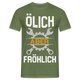 Mechaniker Ölich Aber Fröhlich Lustiges Geschenk T-Shirt - Militärgrün