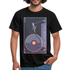 Retro Kassette Vinyl Schallplatte T-Shirt - Schwarz