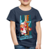 7. Geburtstag Retro Gamer Style Level 7 Complete Geschenk Kinder T-Shirt - Navy