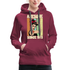 50. Geburtstag Frauen Hoodie Strong Woman Awesome Since 1973 Geschenk Hoodie - Bordeaux