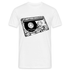 Musik Kassette 80er Retro Vintage Kassette Lustiges T-Shirt - weiß