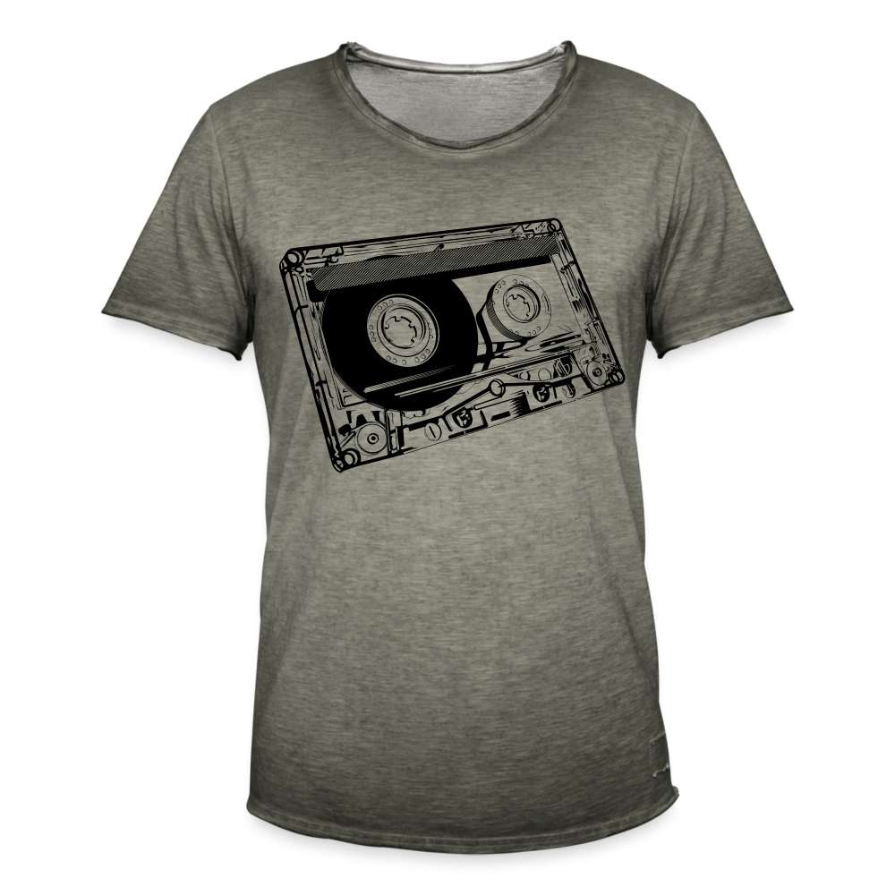 Musik Kassette 80er Retro Vintage Kassette Lustiges Vintage T-Shirt - Vintage Khaki