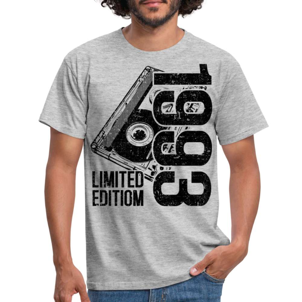 30. Geburtstag Limited Edition - 1993 Retro Kassette Geschenk T-Shirt - Grau meliert