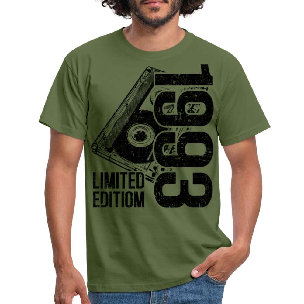 30. Geburtstag Limited Edition - 1993 Retro Kassette Geschenk T-Shirt - Militärgrün