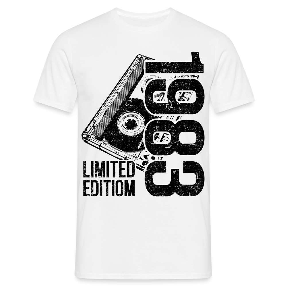40. Geburtstag Limited Edition - 1983 Retro Kassette Geschenk T-Shirt - weiß