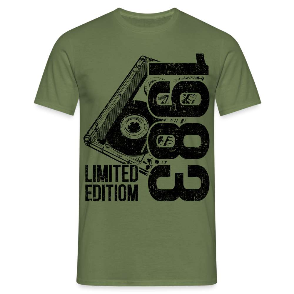 40. Geburtstag Limited Edition - 1983 Retro Kassette Geschenk T-Shirt - Militärgrün