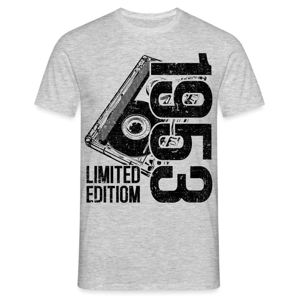 70. Geburtstag Limited Edition - 1953 Retro Kassette Geschenk T-Shirt - Grau meliert