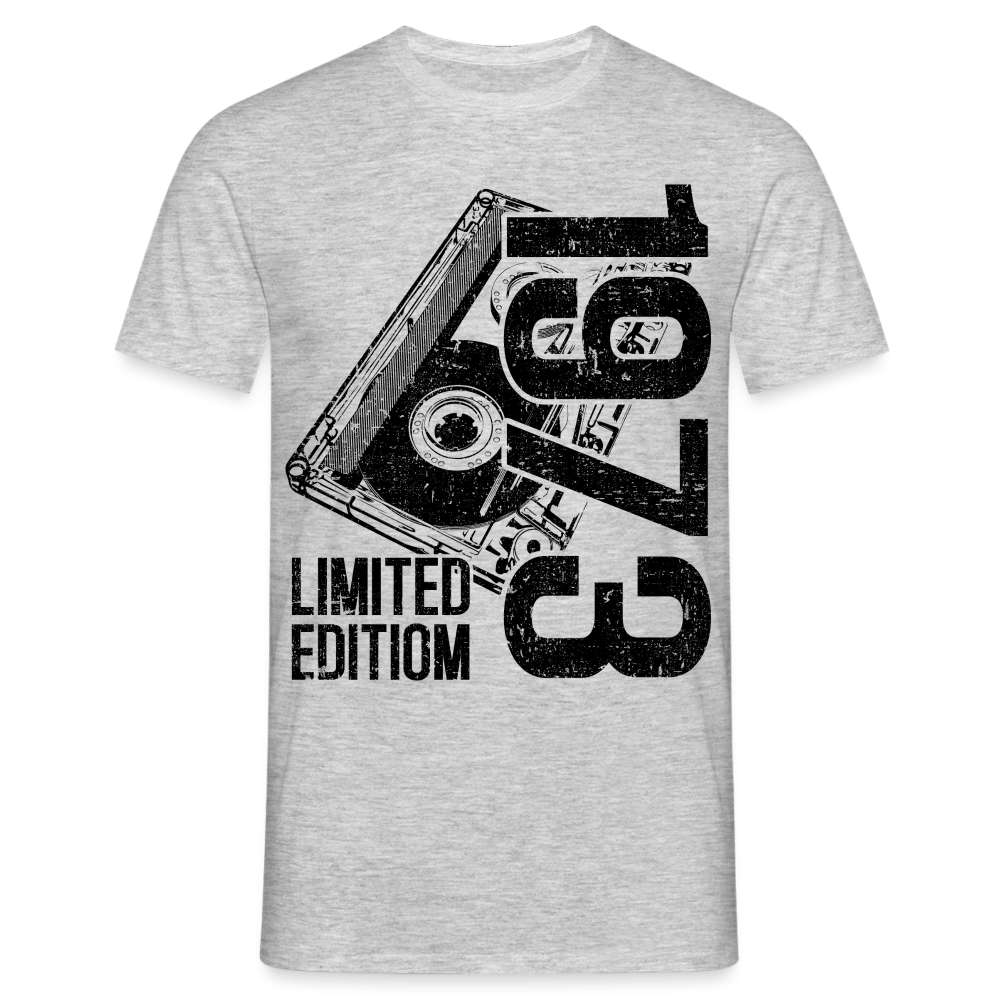 50. Geburtstag Limited Edition - 1973 Retro Kassette Geschenk T-Shirt - Grau meliert