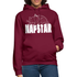 NAPSTAR Faule Katze - keine Lust - Lustiger Hoodie - Bordeaux