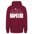 NAPSTAR Faule Katze - keine Lust - Lustiger Hoodie - Bordeaux