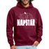 NAPSTAR Faule Katze - keine Lust - Lustiger Hoodie - Bordeaux