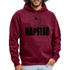 NAPSTAR Faule Katze - keine Lust - Lustiger Hoodie - Bordeaux