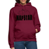 NAPSTAR Faule Katze - keine Lust - Lustiger Hoodie - Bordeaux