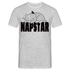 NAPSTAR Faule Katze - keine Lust - Lustige T-Shirt - Grau meliert