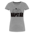 NAPSTAR Faule Katze - keine Lust - Lustiges Frauen Premium T-Shirt - Grau meliert