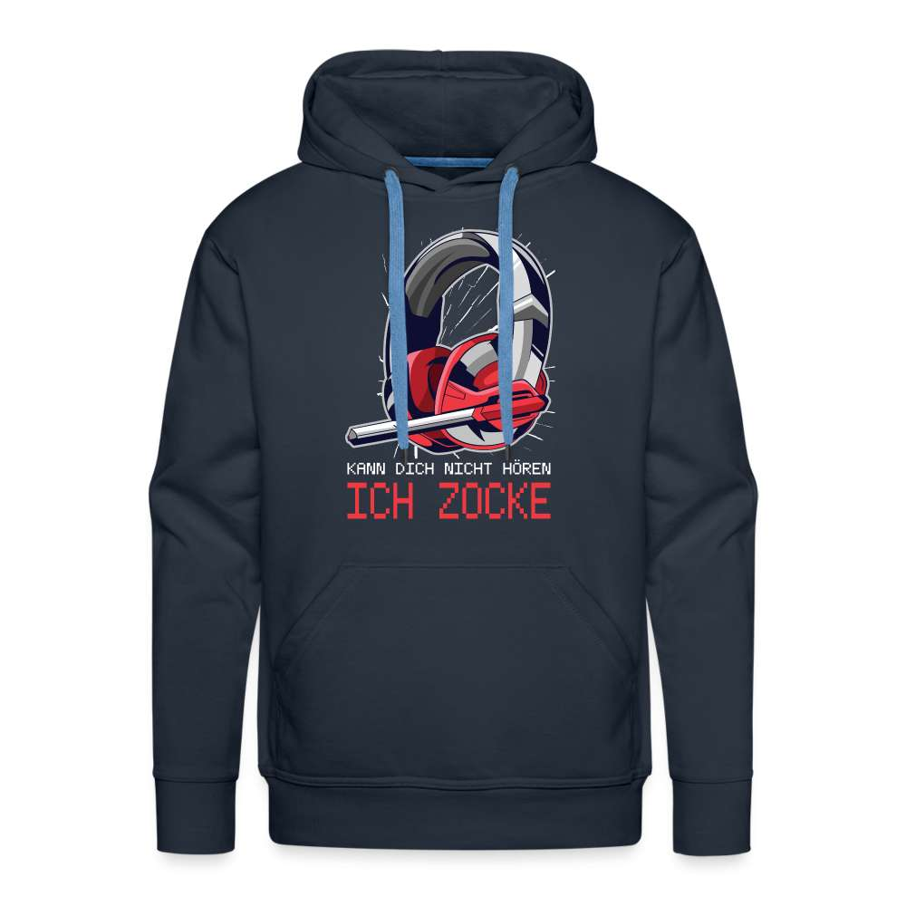 Gamer Shirt Gaming - Kann Dich Nicht Hören - Ich Zocke Hoodie - Navy