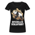 Panda Bär Offizielles Schlafshirt Lustiges Frauen Premium T-Shirt - Schwarz