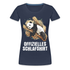 Panda Bär Offizielles Schlafshirt Lustiges Frauen Premium T-Shirt - Navy