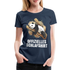 Panda Bär Offizielles Schlafshirt Lustiges Frauen Premium T-Shirt - Navy