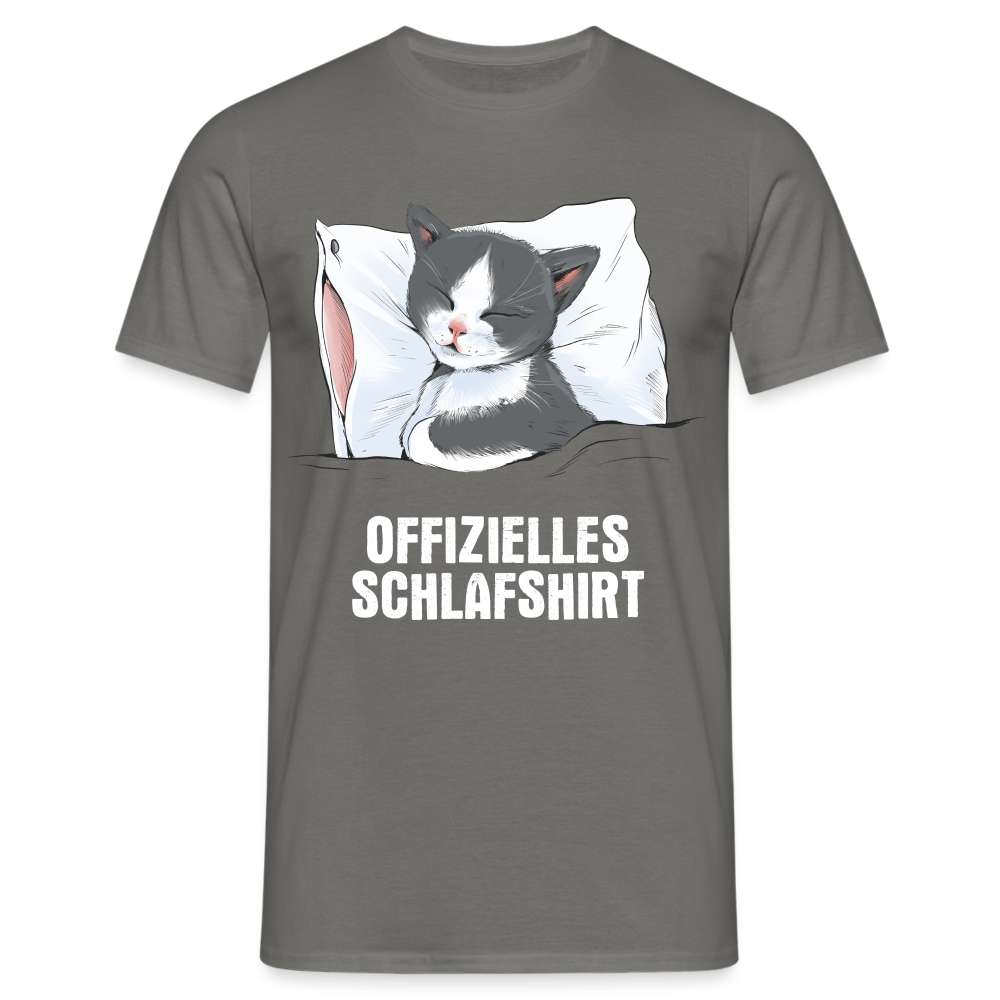 Süße Katze - Offizielles Schlafshirt - Lustiges Frauen Premium Shirt - Graphit