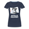 Süße Katze - Offizielles Schlafshirt - Lustiges Frauen Premium Shirt - Navy