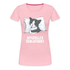 Süße Katze - Offizielles Schlafshirt - Lustiges Frauen Premium Shirt - Hellrosa