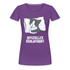 Süße Katze - Offizielles Schlafshirt - Lustiges Frauen Premium Shirt - Lila