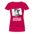 Süße Katze - Offizielles Schlafshirt - Lustiges Frauen Premium Shirt - dunkles Pink