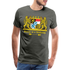 Bayern Is A Weltmacht - Bayern Wappen - Männer Premium T-Shirt - Asphalt