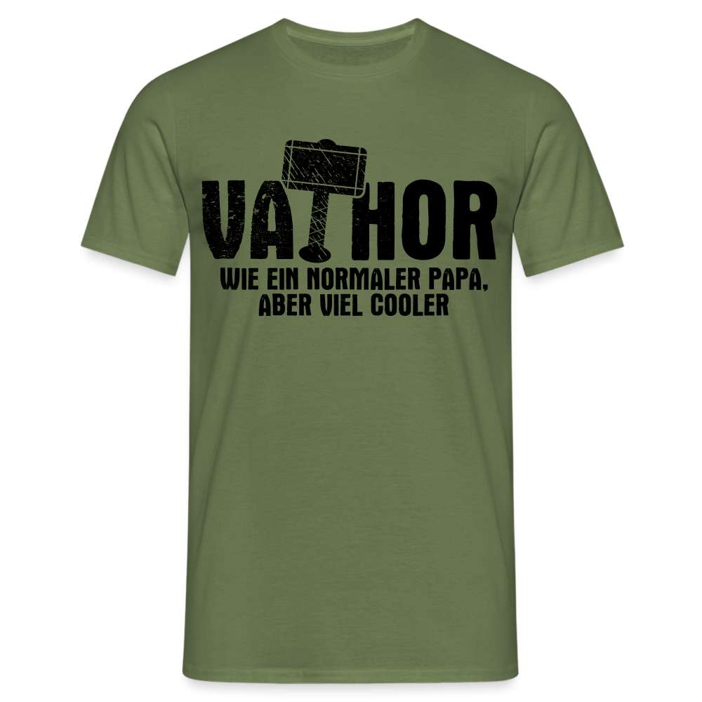 Vatertag - Vathor - Cooler Papa - Vatertag Geschenk T-Shirt - Militärgrün