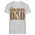 Vatertag Shirt The Walking Dad Lustiges Geschenk T-Shirt für Papas - Grau meliert