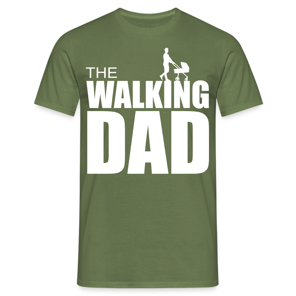 Vatertag Shirt The Walking Dad Lustiges Geschenk T-Shirt für Papas - Militärgrün