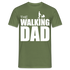 Vatertag Shirt The Walking Dad Lustiges Geschenk T-Shirt für Papas - Militärgrün