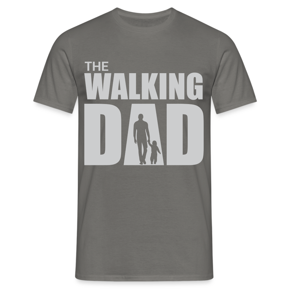 Vatertag Shirt The Walking Dad Lustiges Geschenk T-Shirt für Papas - Graphit