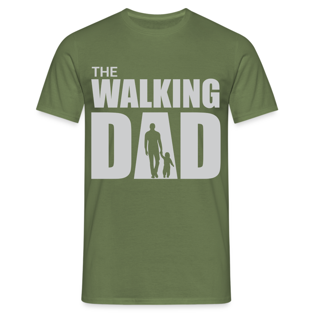 Vatertag Shirt The Walking Dad Lustiges Geschenk T-Shirt für Papas - Militärgrün