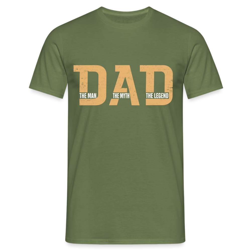 Vatertag Dad - MAN MYTH LEGEND - Geschenk T-Shirt - Militärgrün