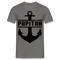 Vatertag Shirt Papa Papitän Anker Retro Style Geschenk T-Shirt - Graphit