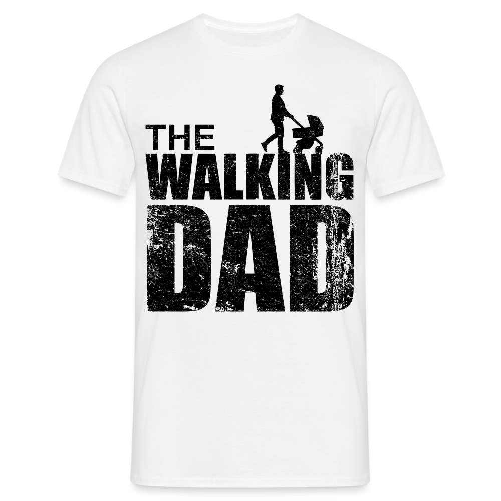 Vatertag Shirt The Walking Dad Lustiges Geschenk T-Shirt für Papas - weiß