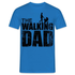 Vatertag Shirt The Walking Dad Lustiges Geschenk T-Shirt für Papas - Royalblau