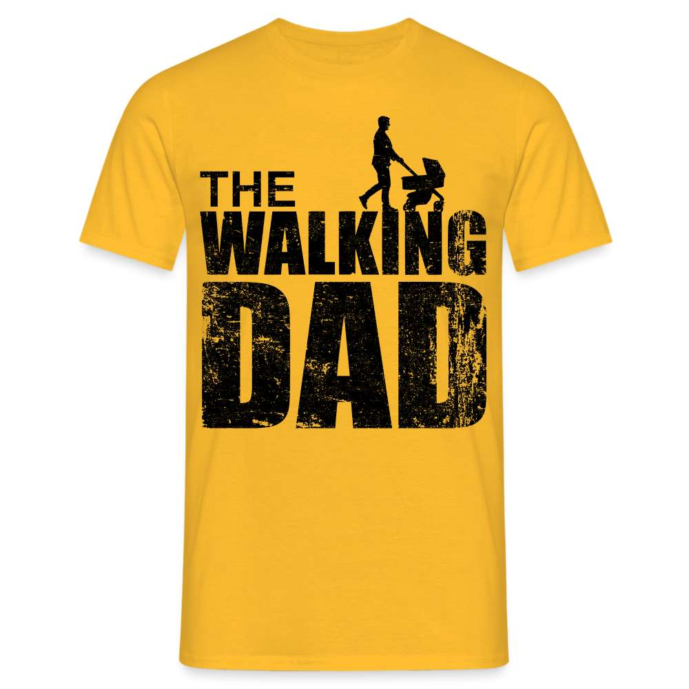 Vatertag Shirt The Walking Dad Lustiges Geschenk T-Shirt für Papas - Gelb