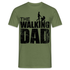 Vatertag Shirt The Walking Dad Lustiges Geschenk T-Shirt für Papas - Militärgrün