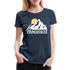 Bayern Berge Alpen Heimat Hoamat Frauen Premium T-Shirt - Navy