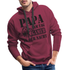 Papa am Tag Gamer in der Nacht Vater Geschenk Hoodie - Bordeaux