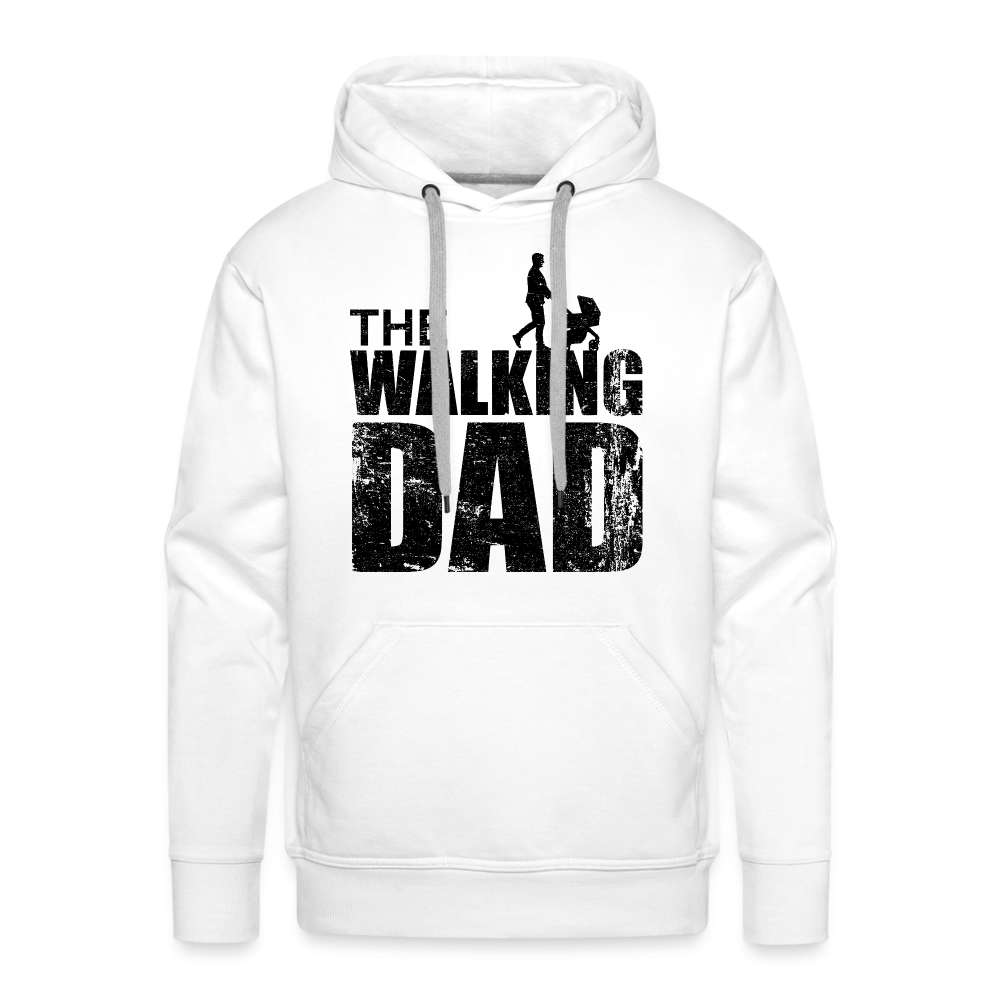 Vatertag Hoodie The Walking Dad Lustiges Geschenk T-Shirt für Hoodie - weiß