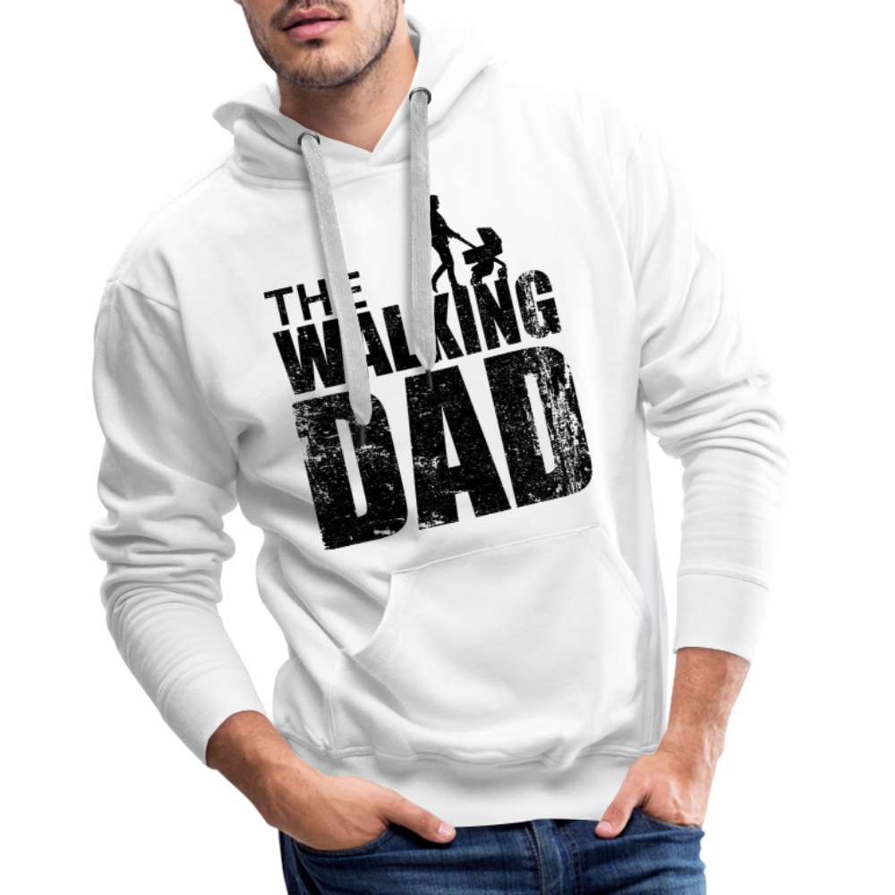 Vatertag Hoodie The Walking Dad Lustiges Geschenk T-Shirt für Hoodie - weiß