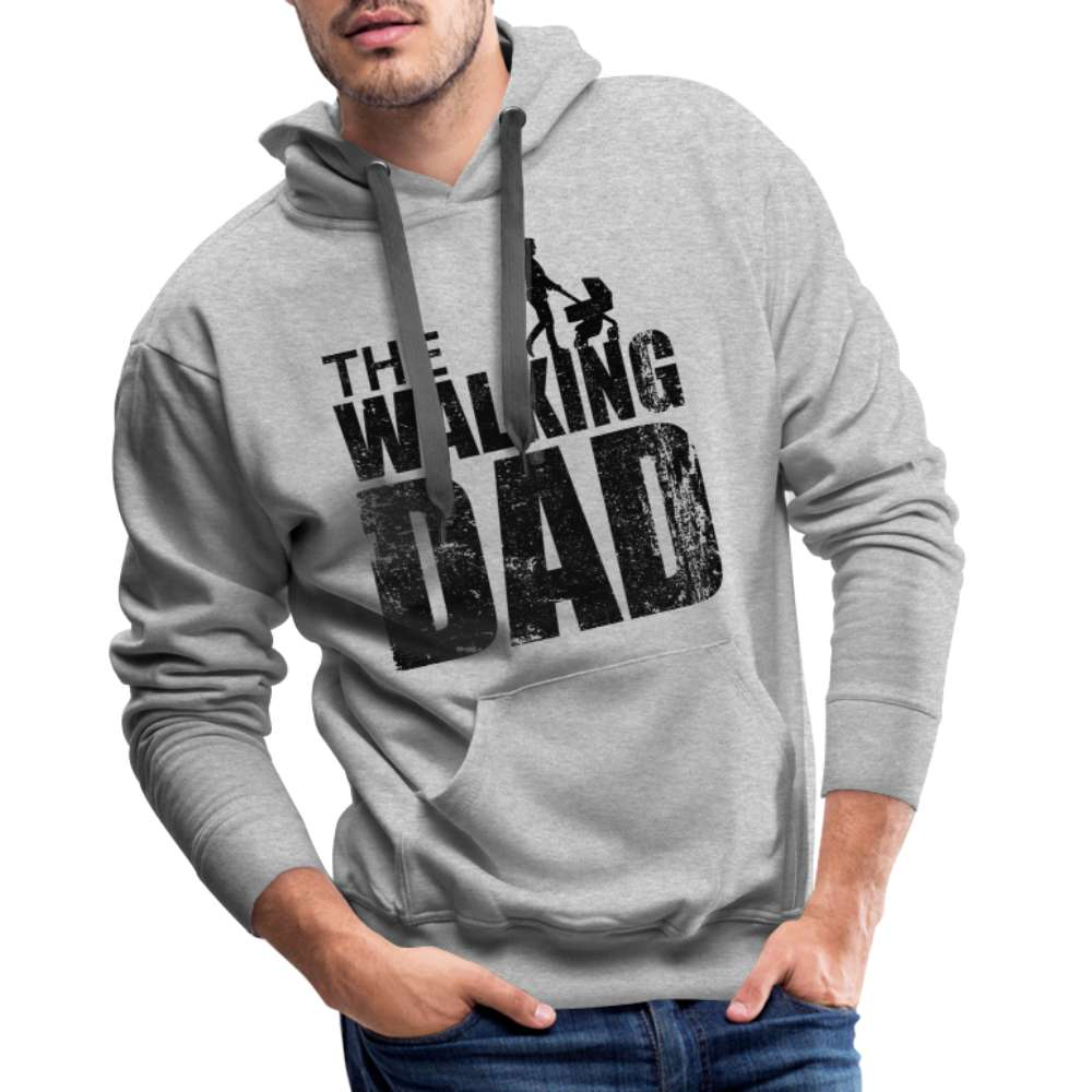 Vatertag Hoodie The Walking Dad Lustiges Geschenk T-Shirt für Hoodie - Grau meliert